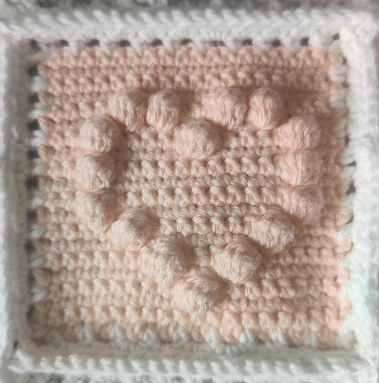 Virkad Babyfilt - Mormors Prinsessa, Flerfärgad