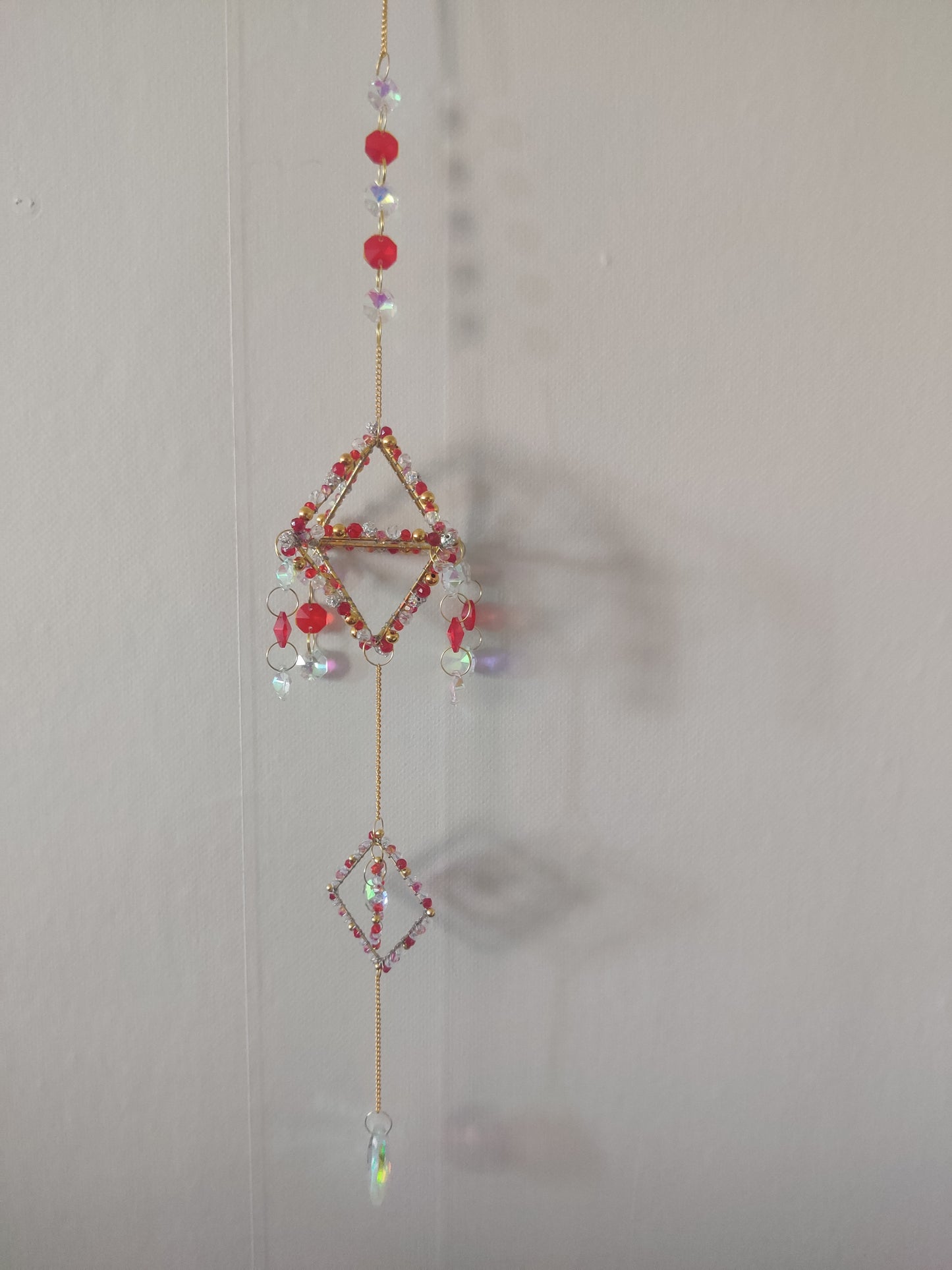 Kristall Suncatcher - Vacker Fönsterprydnad