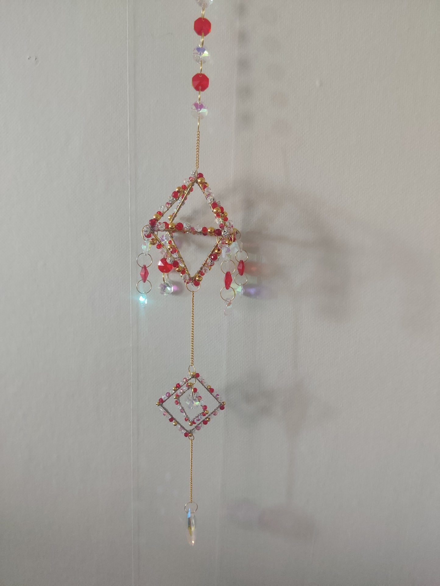 Kristall Suncatcher - Vacker Fönsterprydnad