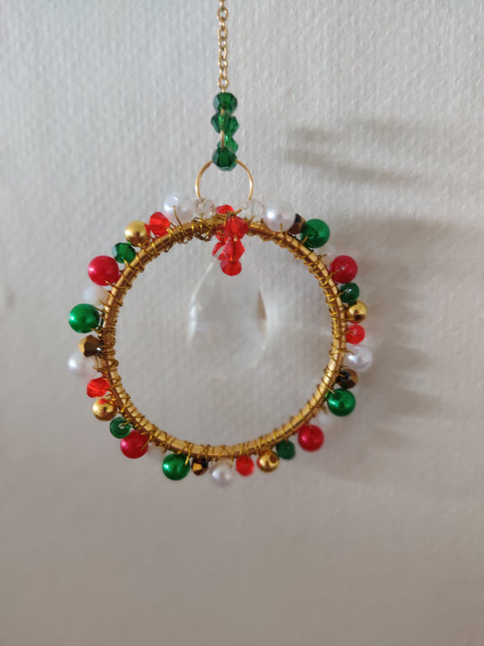 Ljusfångare Jul - Röd, Grön och Guld