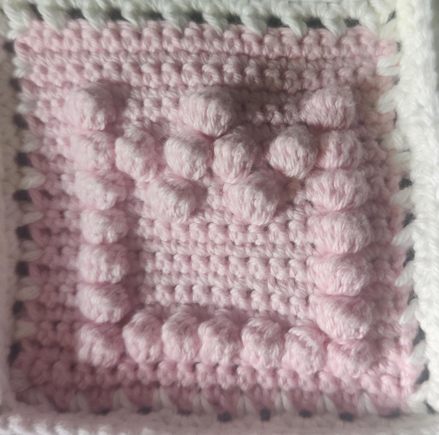 Virkad Babyfilt - Mormors Prinsessa, Flerfärgad