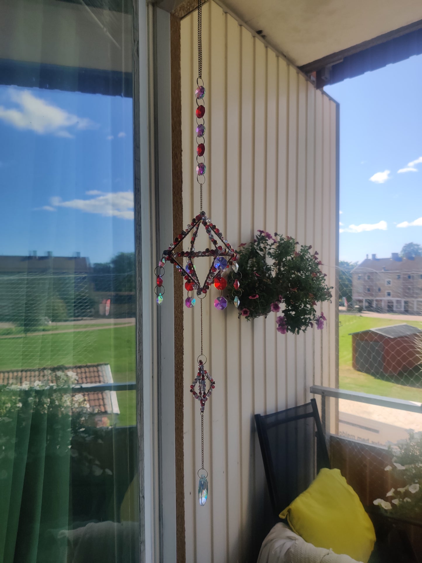 Kristall Suncatcher - Vacker Fönsterprydnad