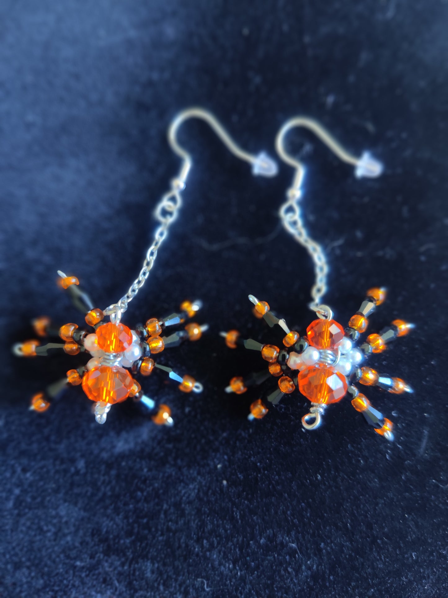 Halloween Spindelörhängen