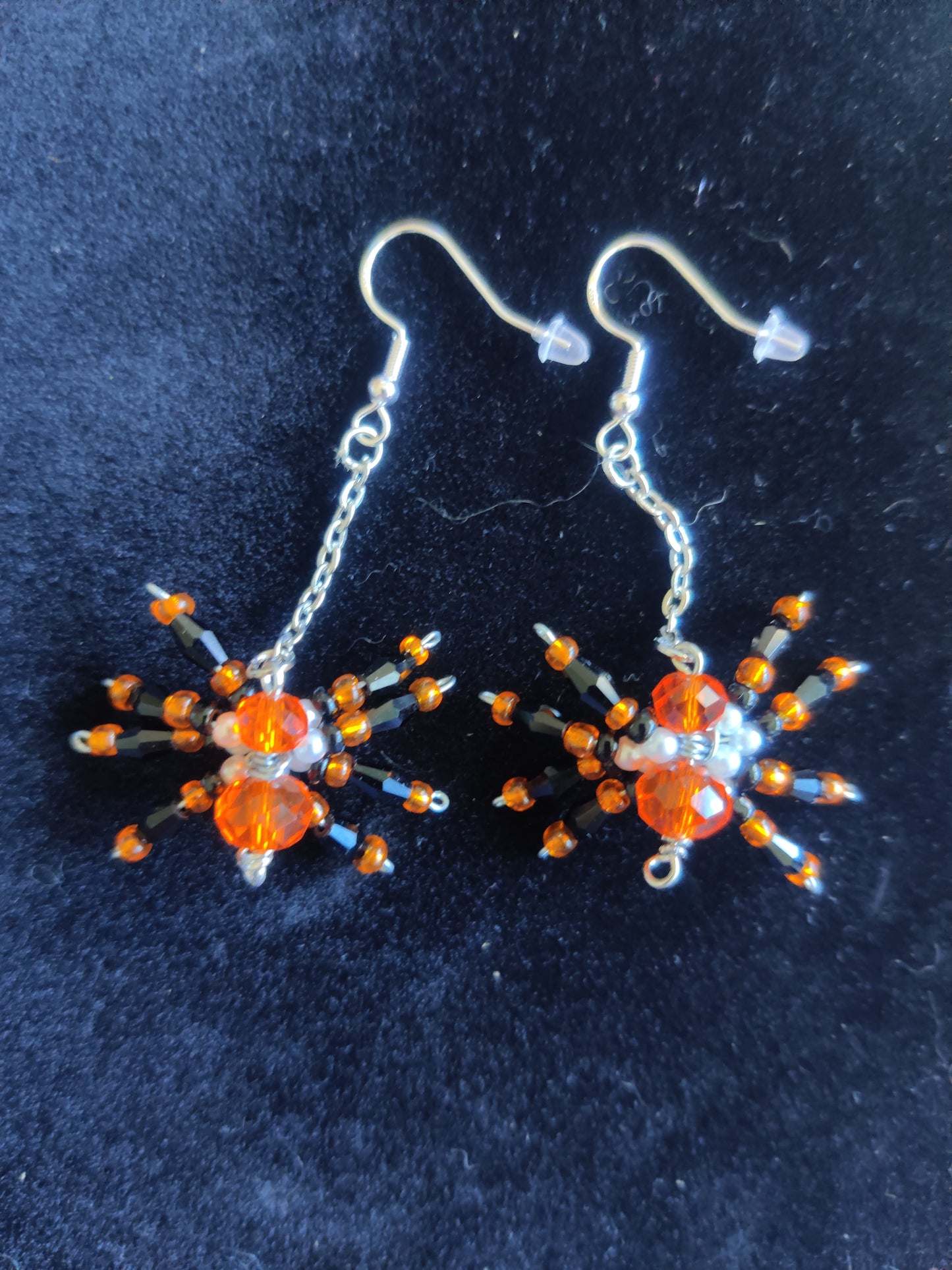 Halloween Spindelörhängen