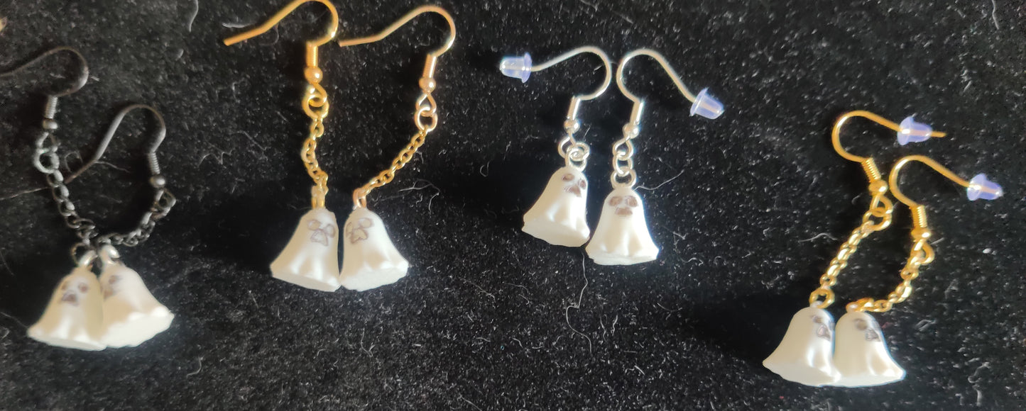 Spöken Örhängen - Halloween Smycken i Olika Storlekar