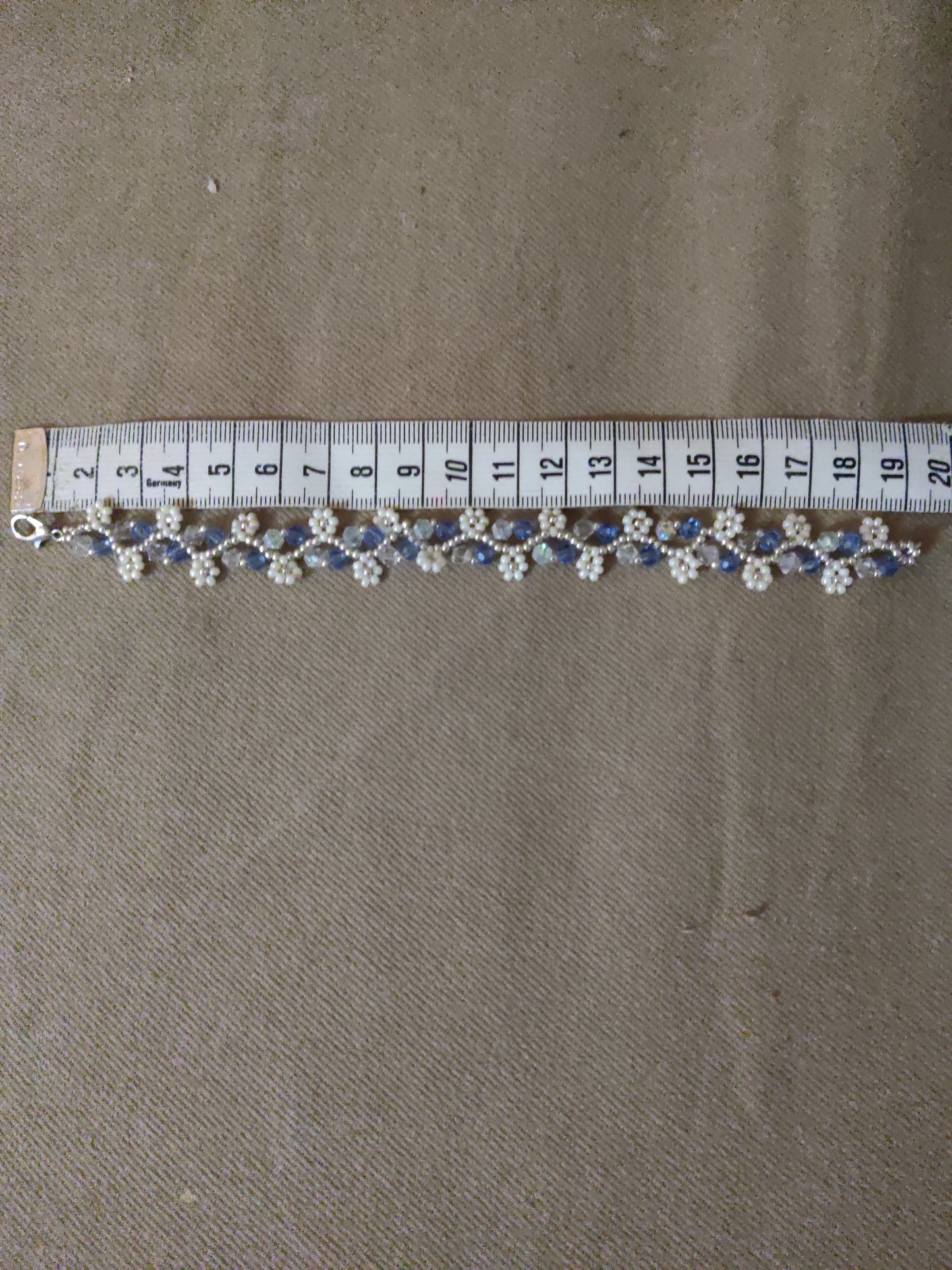 Smyckesset - Armband & Örhängen med små blommor