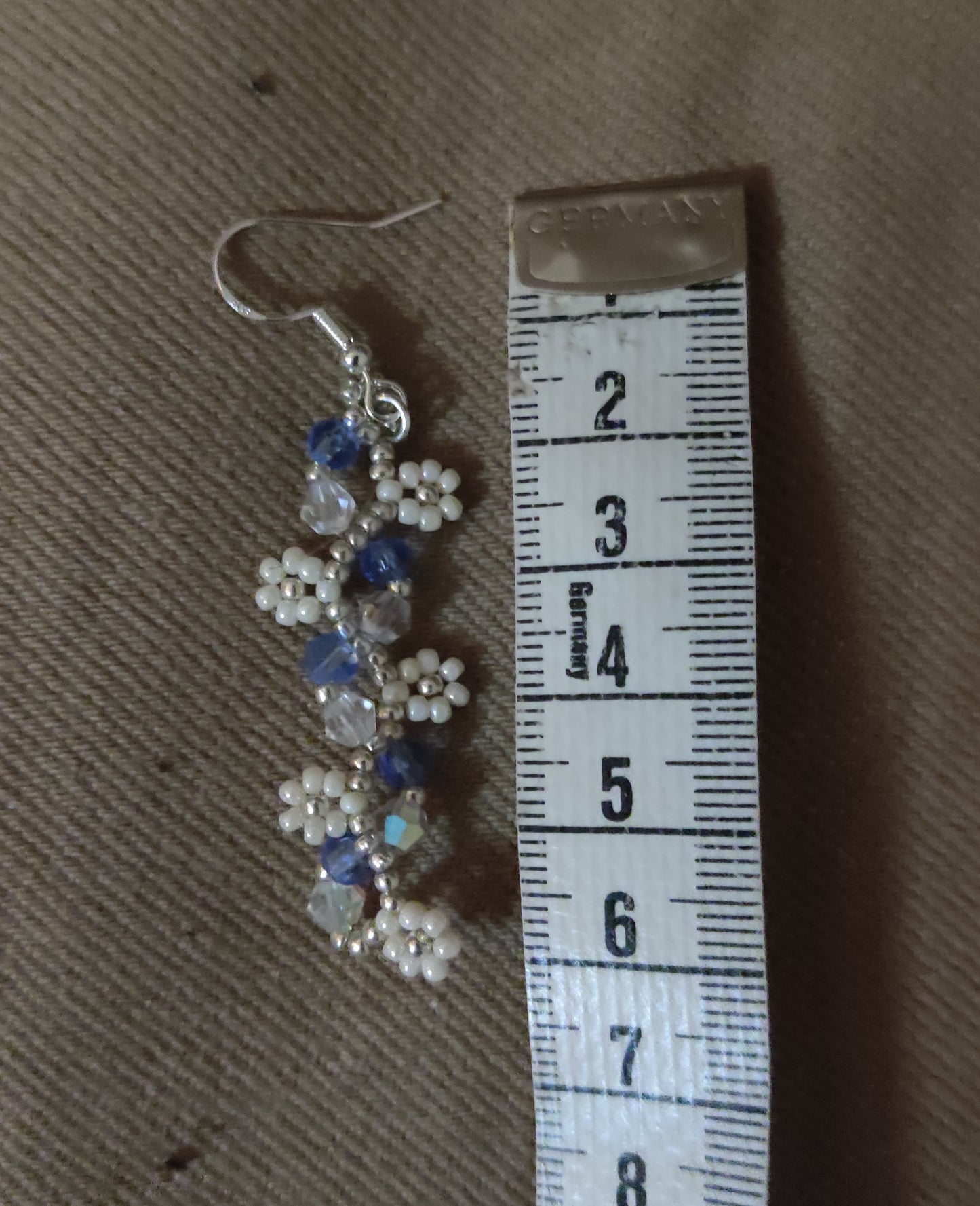 Smyckesset - Armband & Örhängen med små blommor