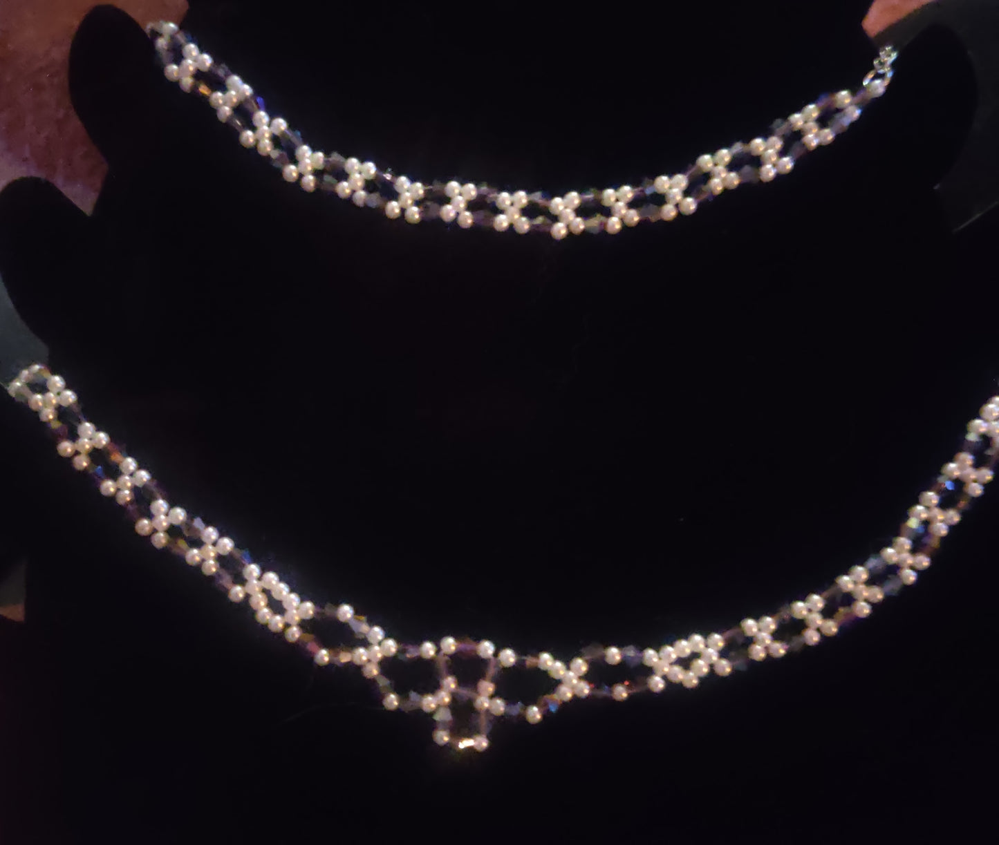 Pärlsmyckesset - Halsband och Armband