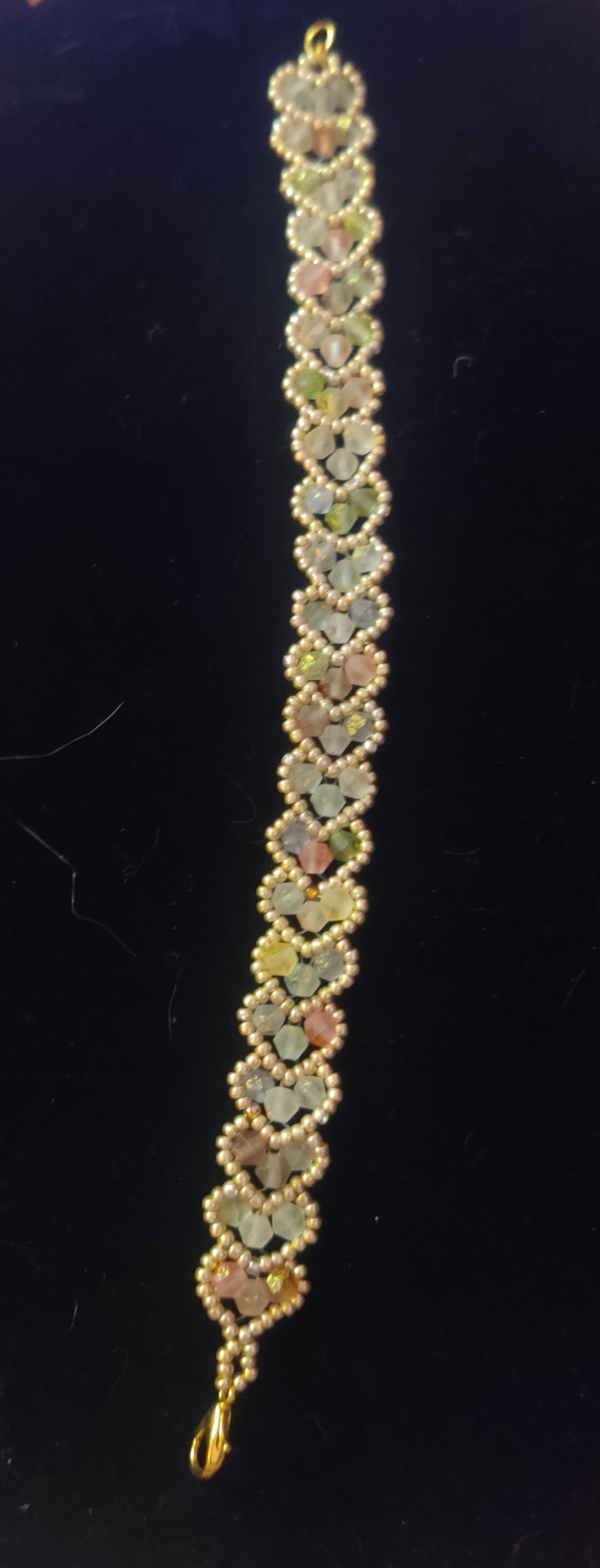 Pärlarmband med Hjärtmönster