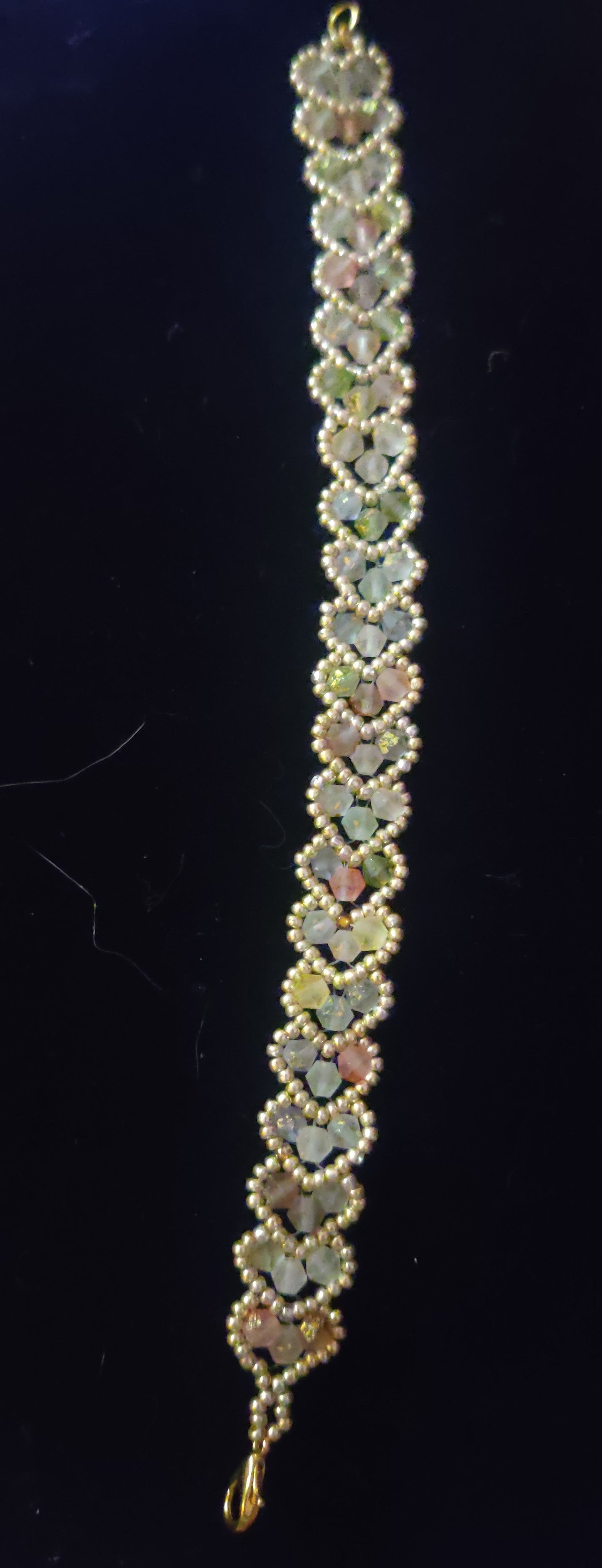 Pärlarmband med Hjärtmönster