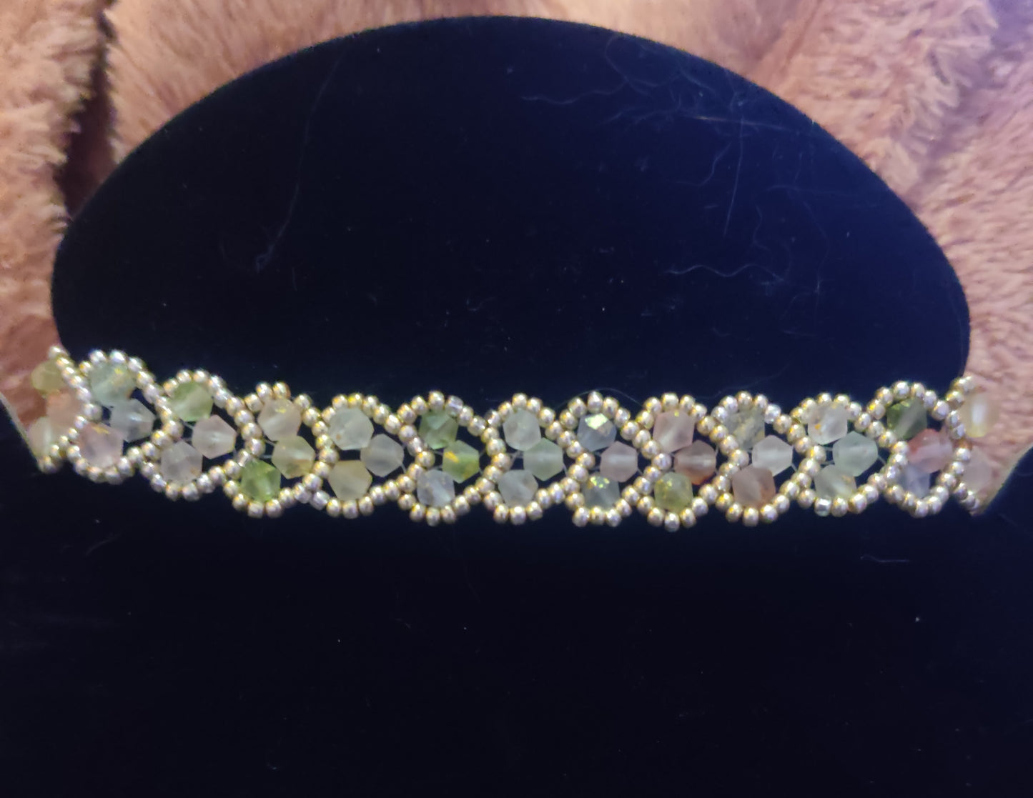 Pärlarmband med Hjärtmönster