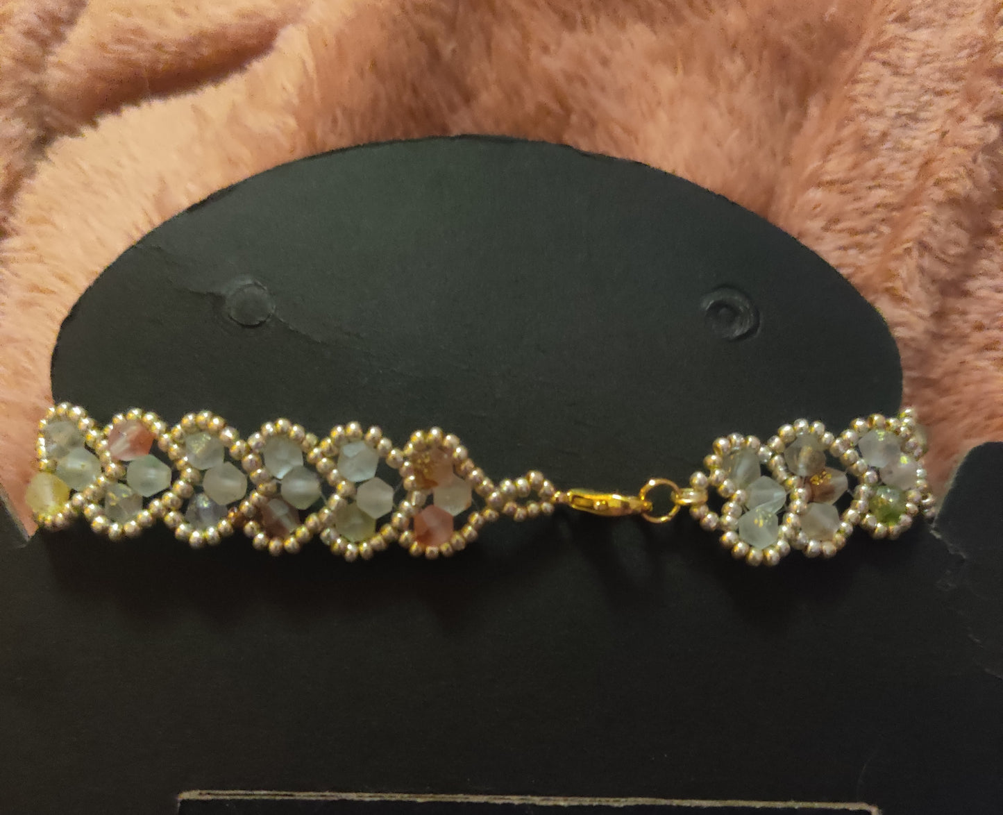 Pärlarmband med Hjärtmönster