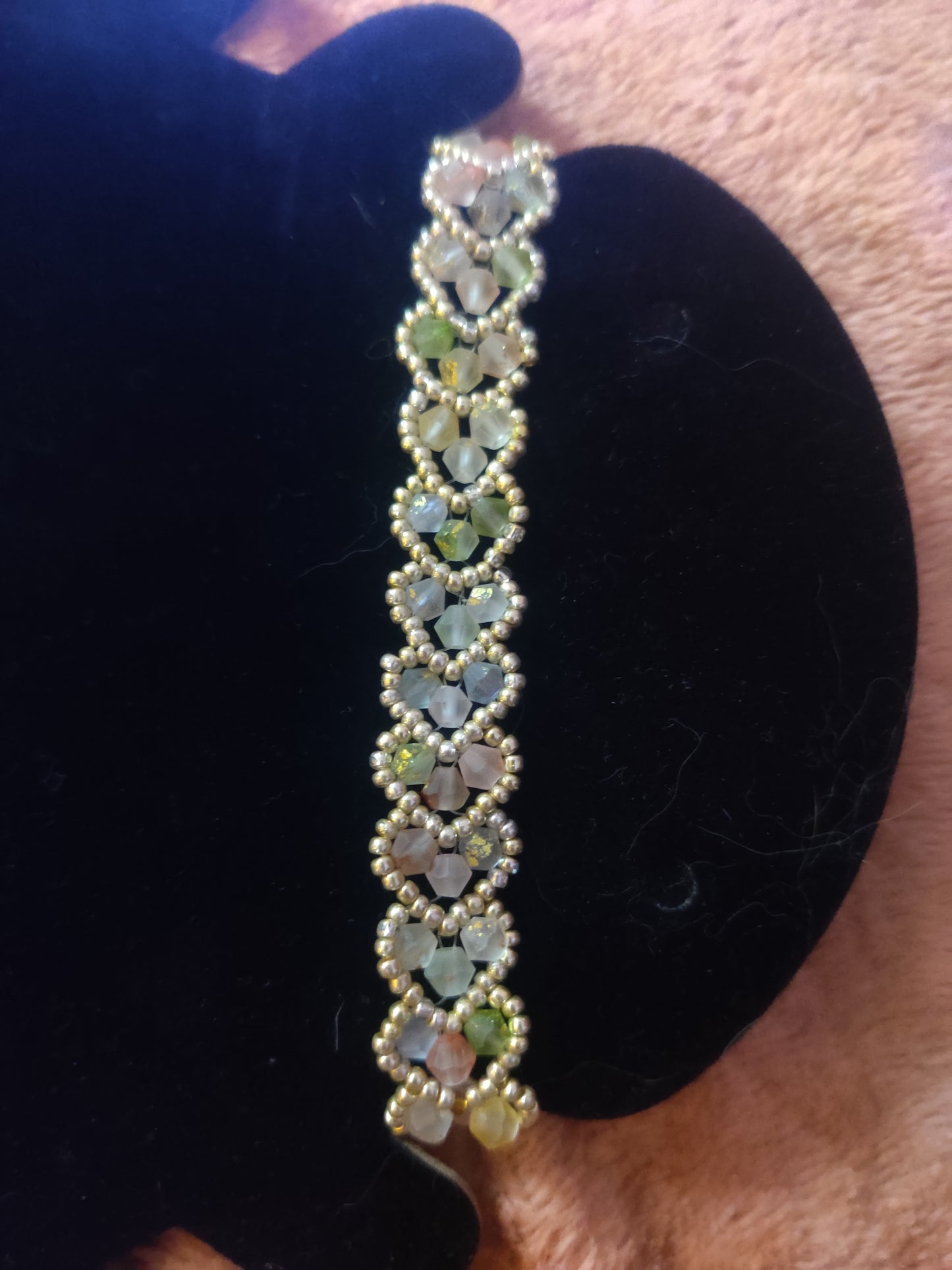 Pärlarmband med Hjärtmönster