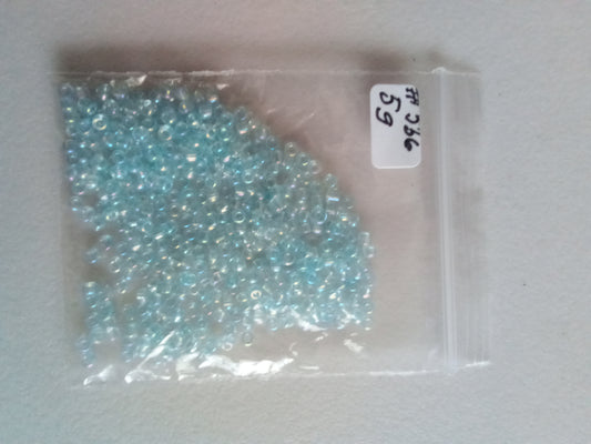 2,2mm Glaspärlor, Miyuki Seed Beads - Transparenta