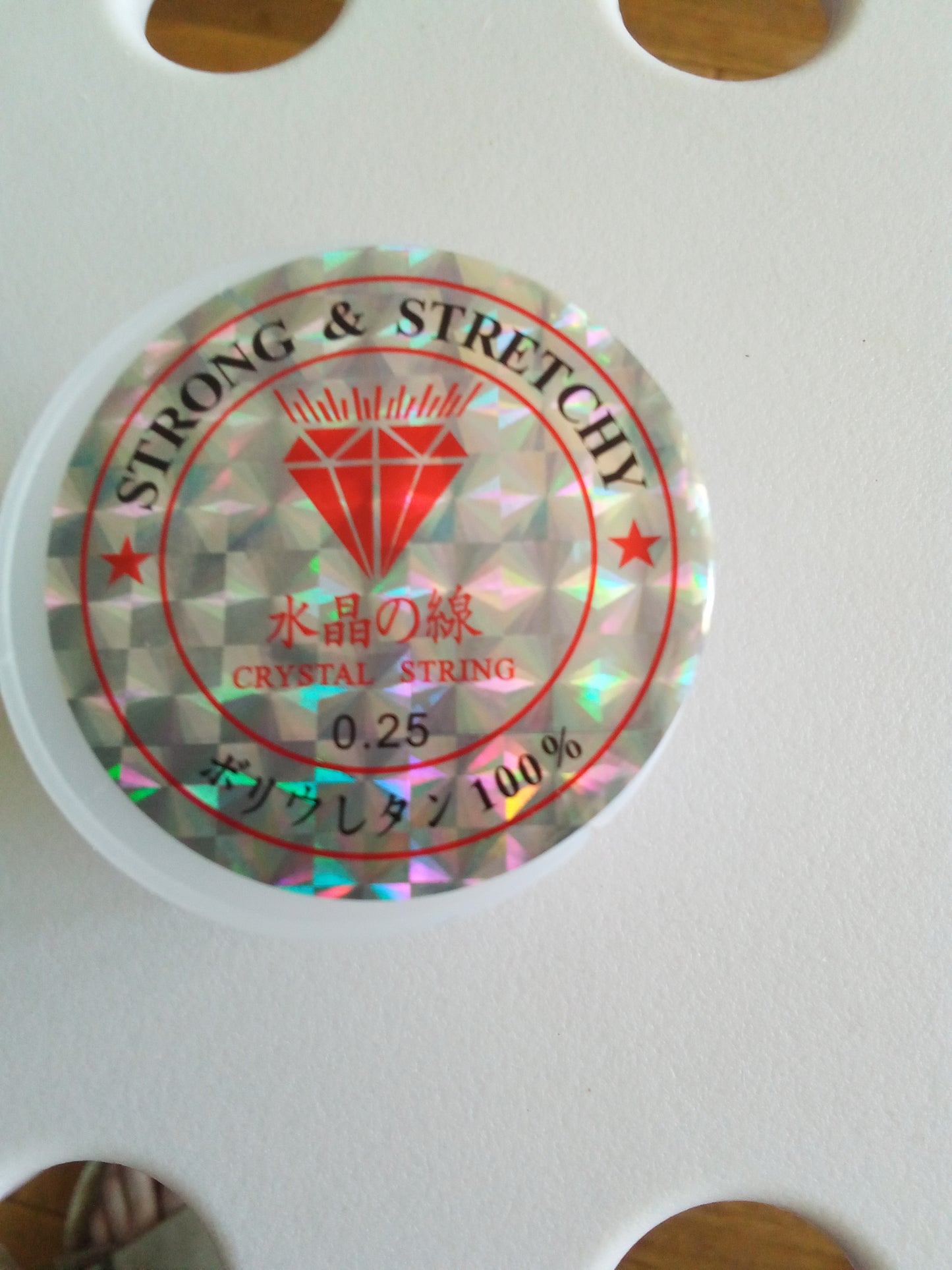 Kristalltråd - Crystal String 2-pack (Valfri storlek 0,20-0,25mm)