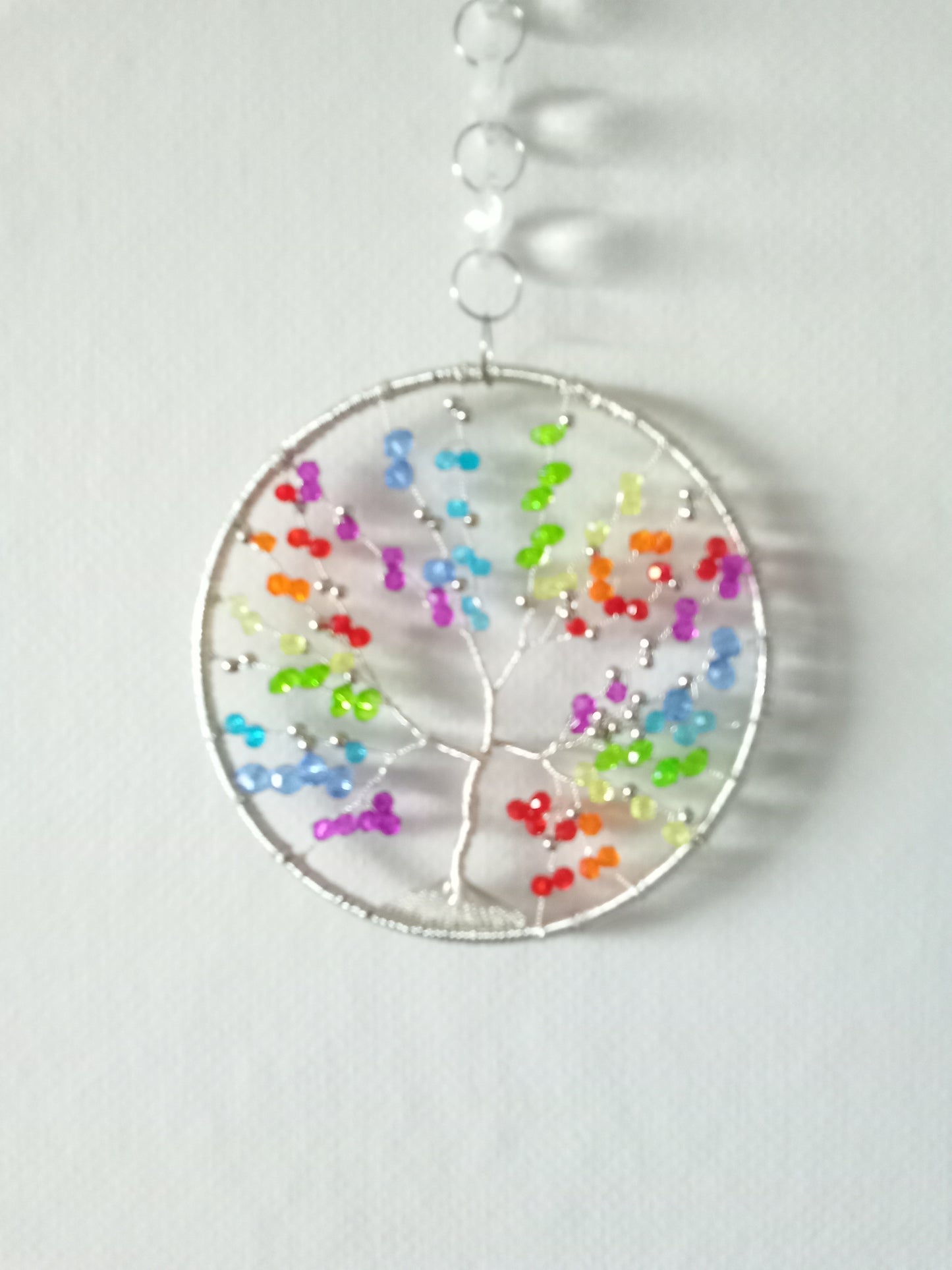 Suncatcher Livets träd – Chakrafärger
