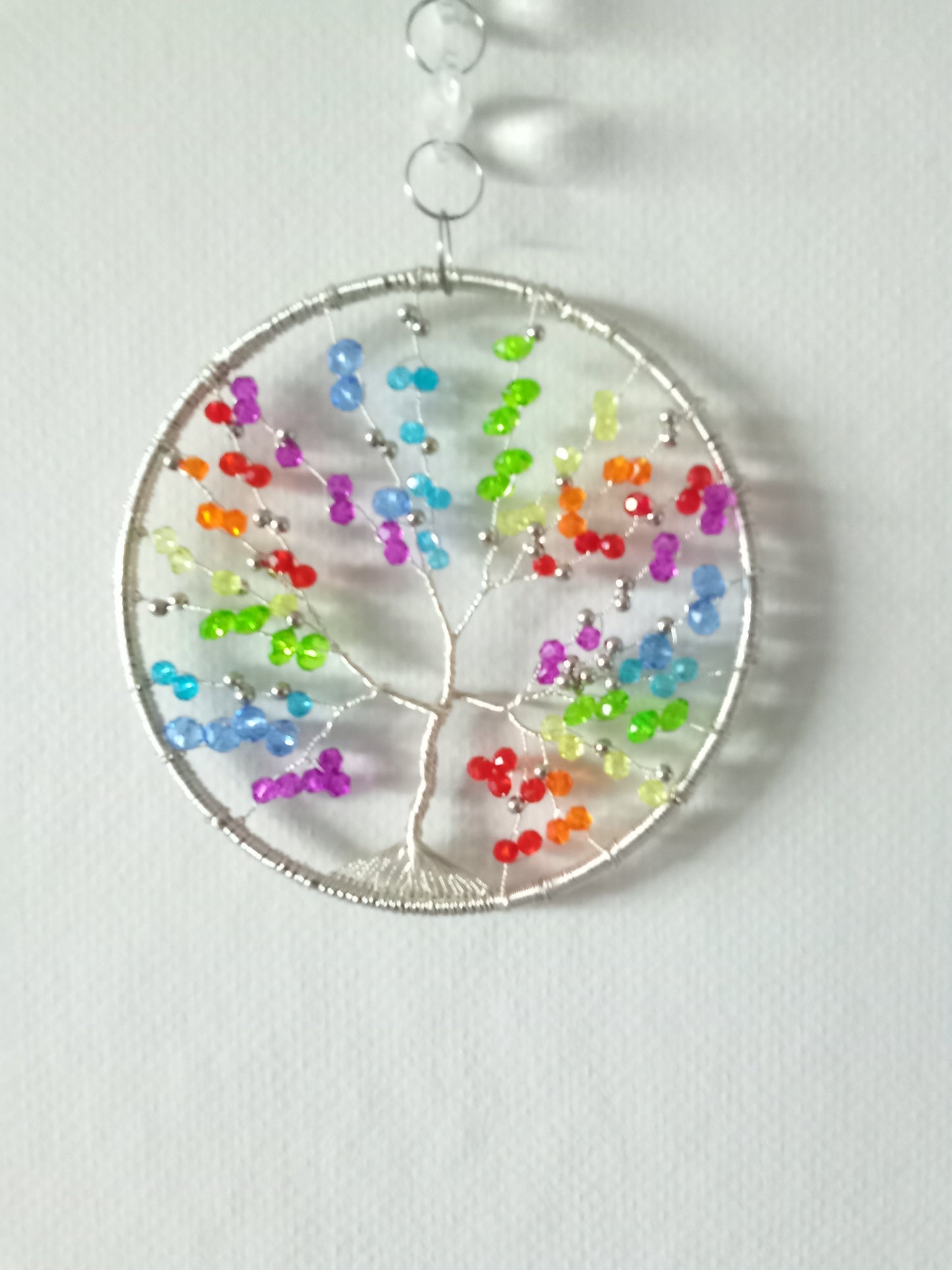 Suncatcher Livets träd – Chakrafärger