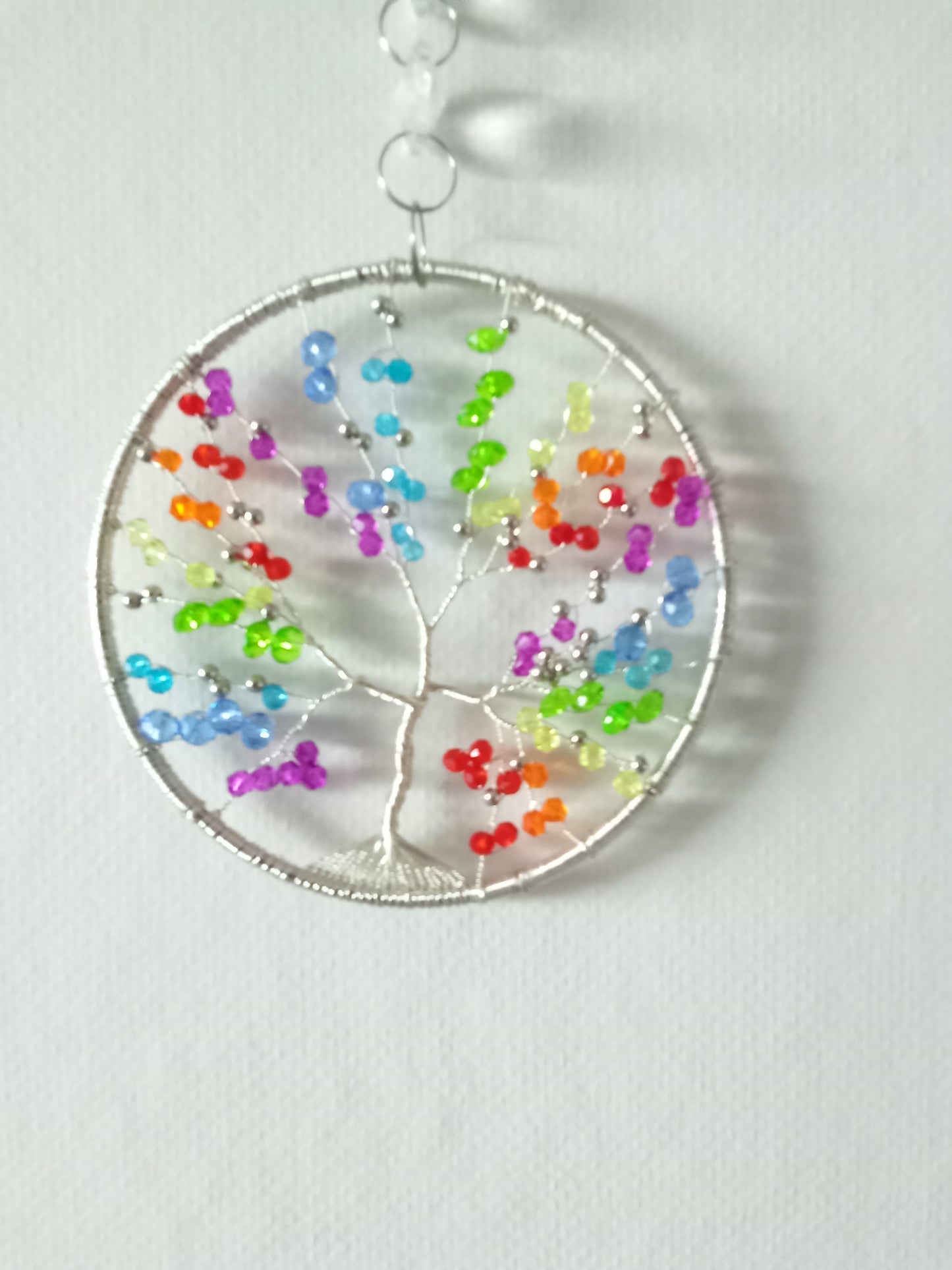 Suncatcher Livets träd – Chakrafärger