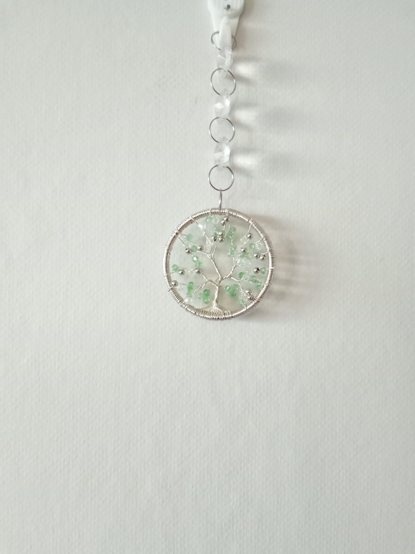 Suncatcher Livets träd – Mintgrön