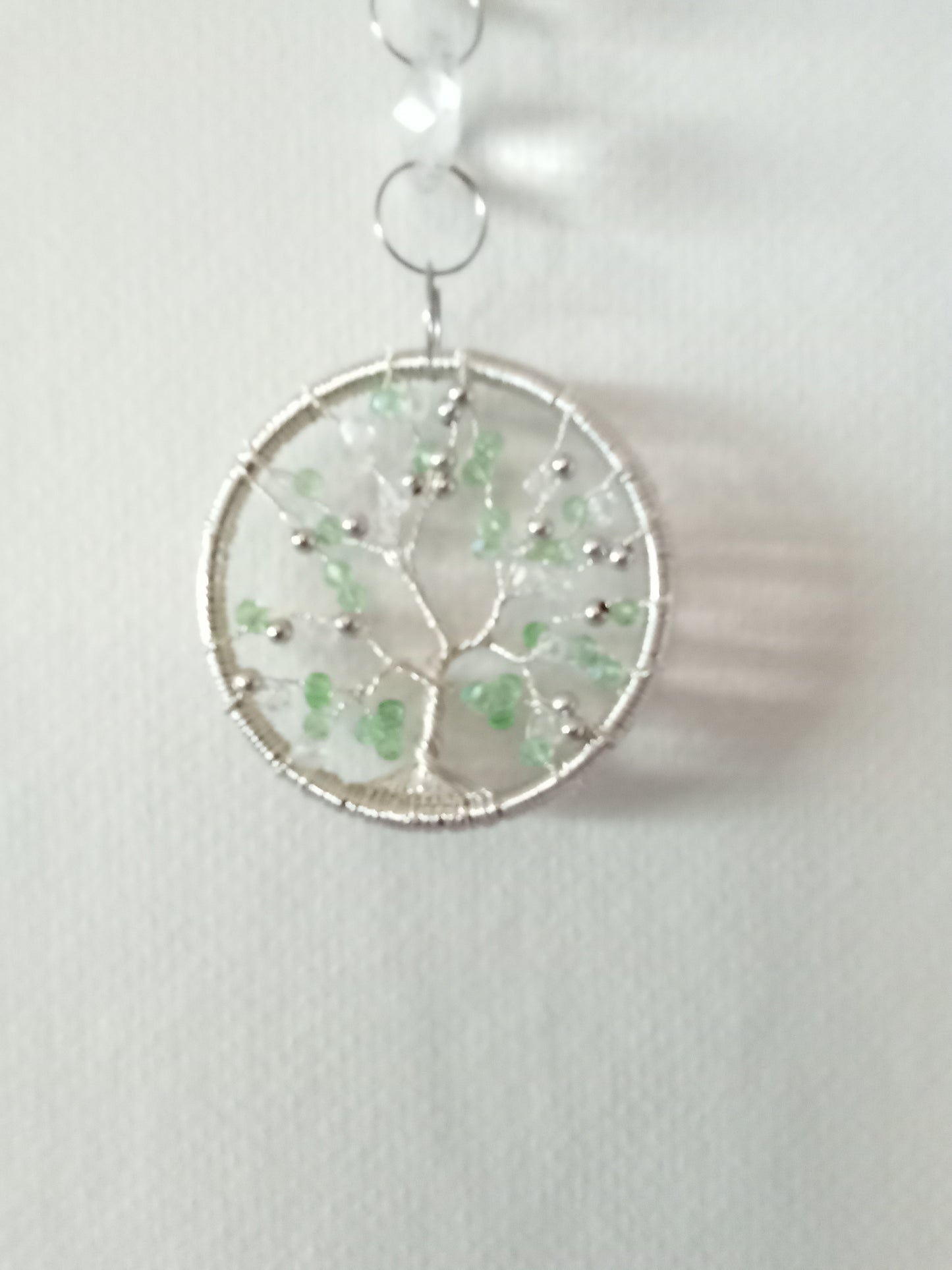 Suncatcher Livets träd – Mintgrön
