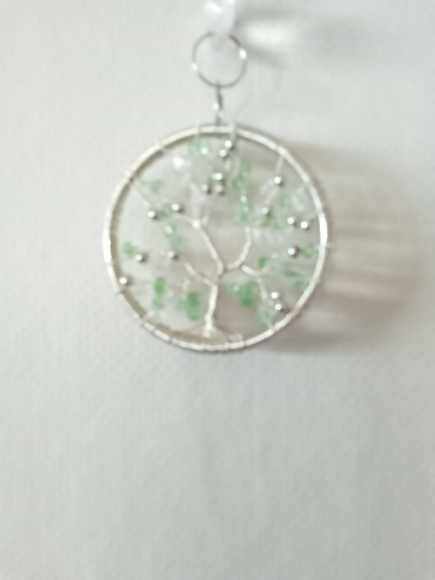 Suncatcher Livets träd – Mintgrön