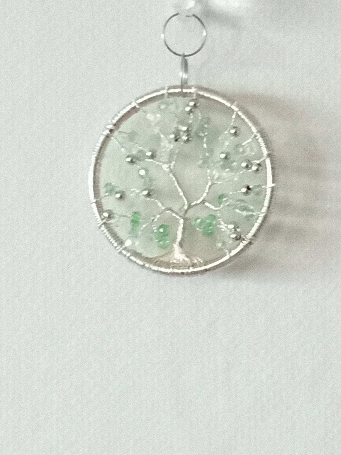 Suncatcher Livets träd – Mintgrön