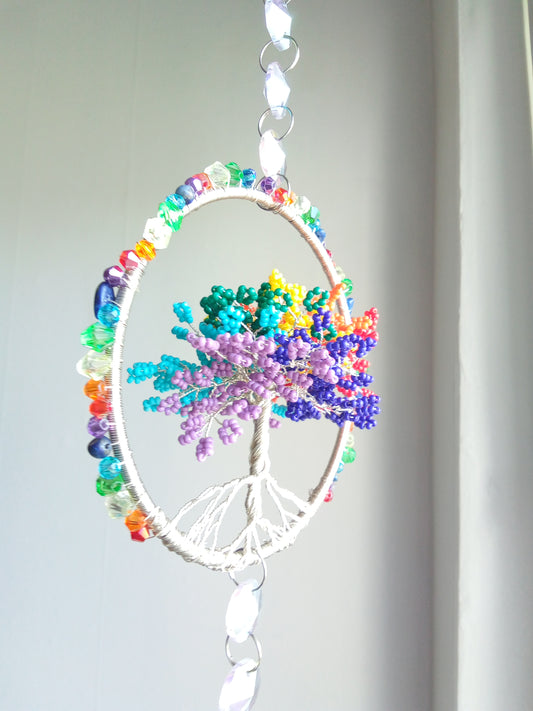 Tree of Life 3D – Chakra Suncatcher