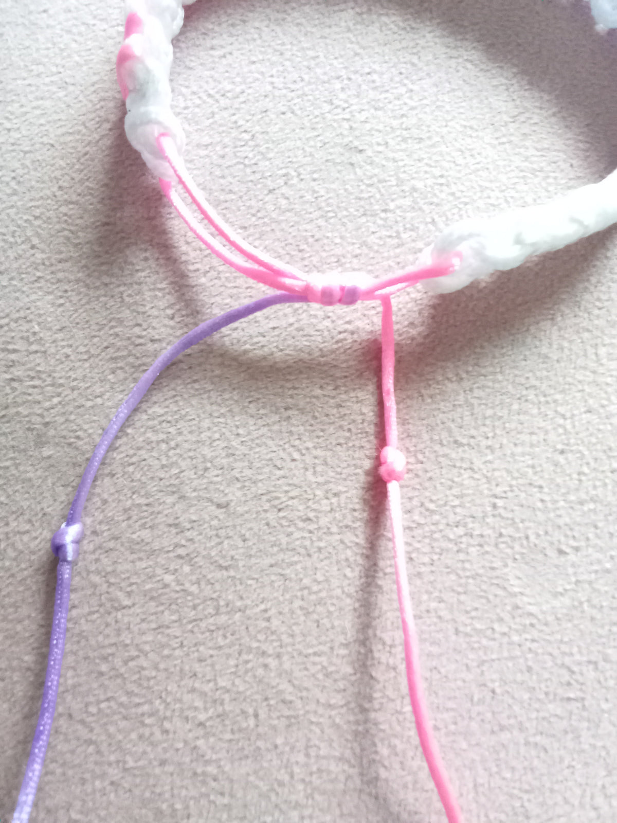 Handgjort Paracord-armband med Glidknut