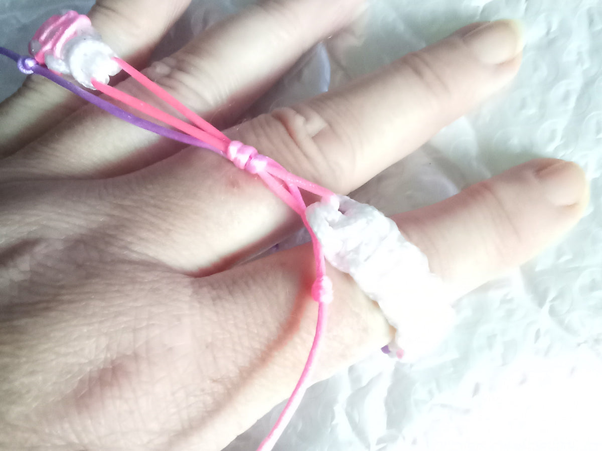 Handgjort Paracord-armband med Glidknut