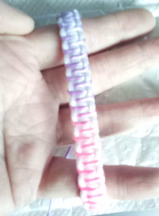 Handgjort Paracord-armband med Glidknut