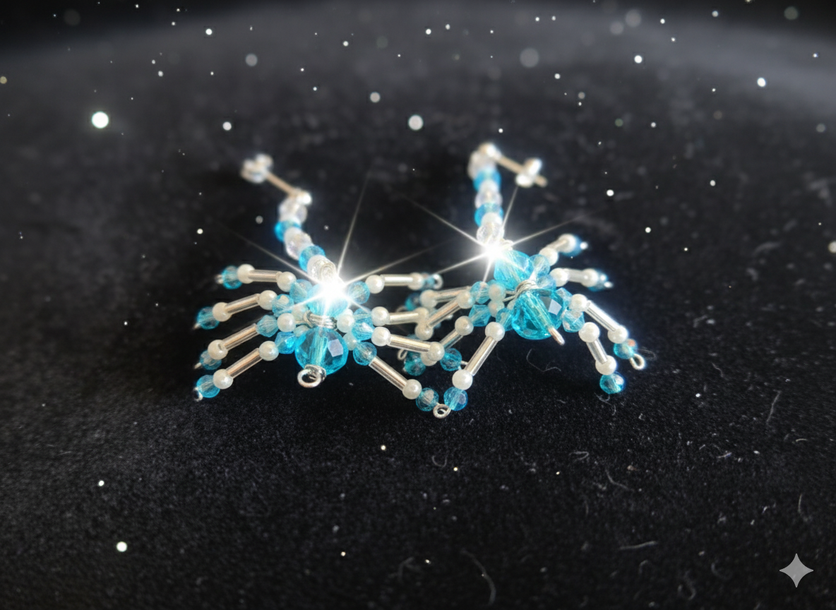 Halloween Spindelörhängen