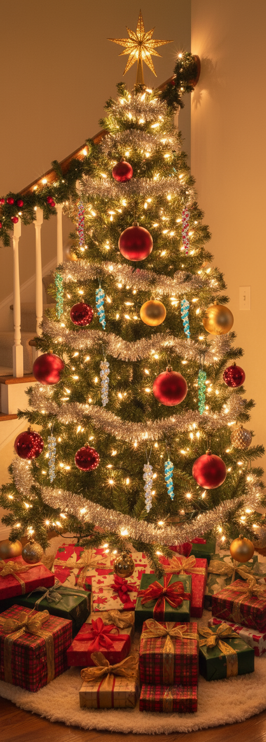 Alla färger i julgranen