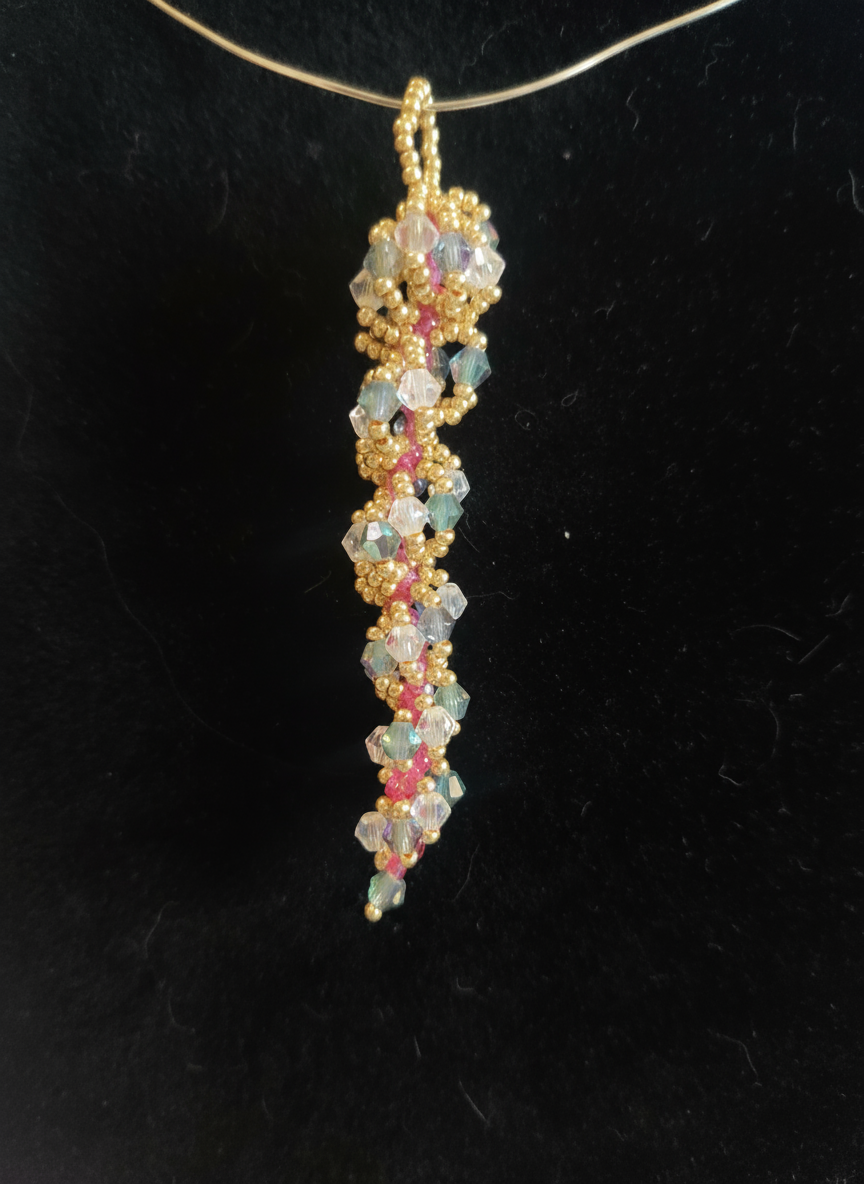 En pastellfärgad istapp